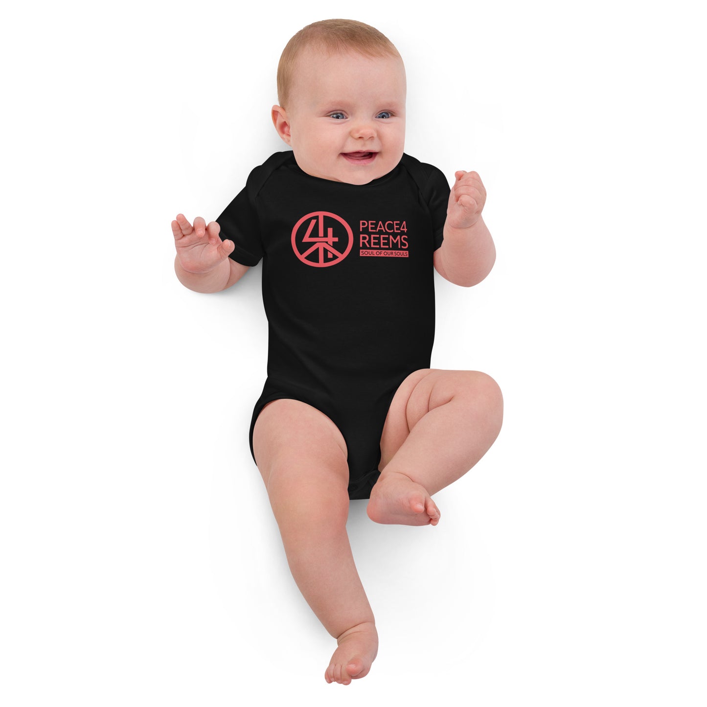 Crimson Whispers- Organic Cotton Baby Bodysuit