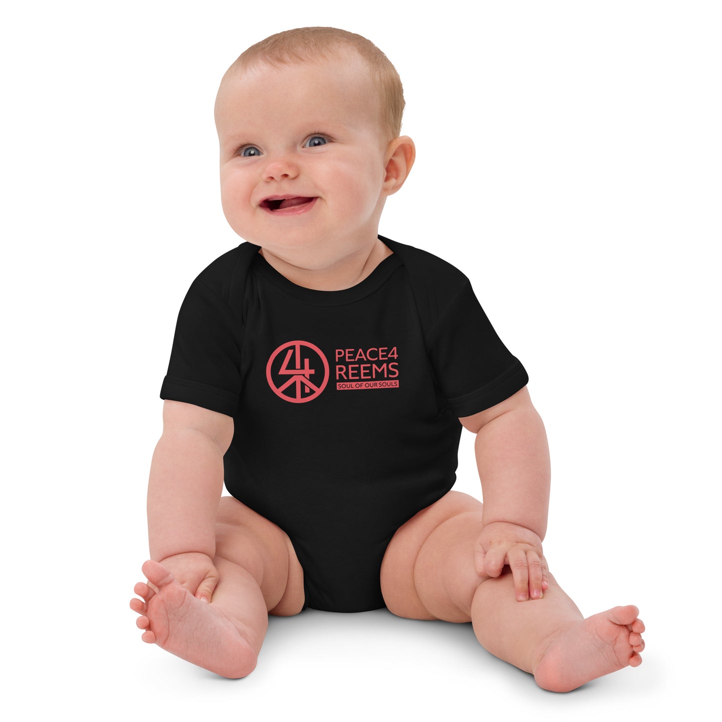 Crimson Whispers- Organic Cotton Baby Bodysuit