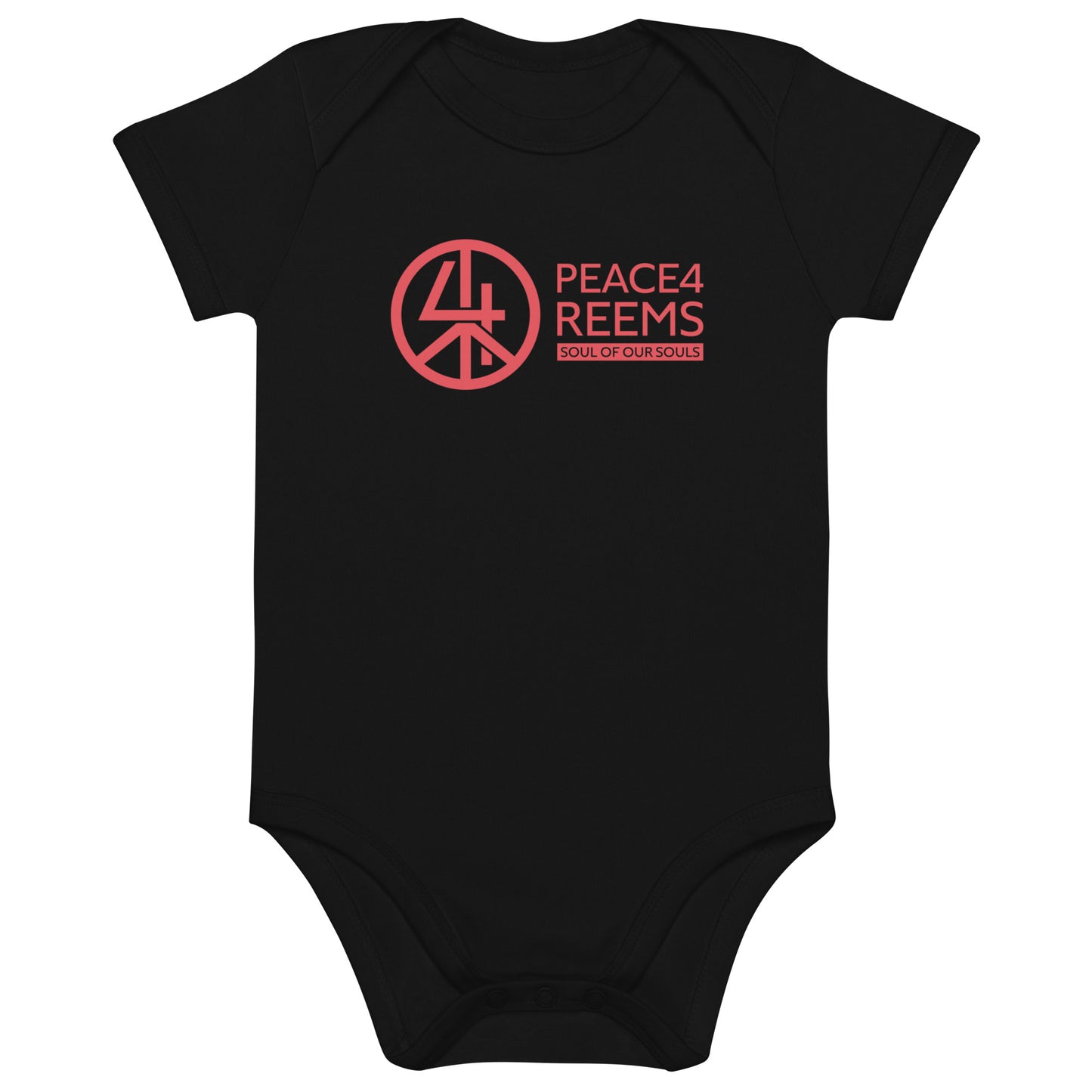 Crimson Whispers- Organic Cotton Baby Bodysuit