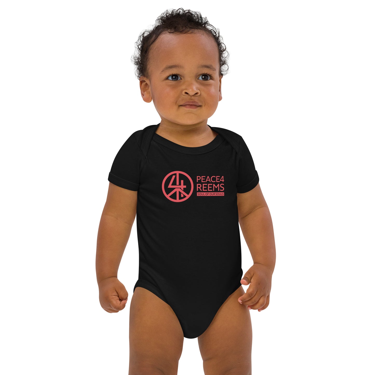 Crimson Whispers- Organic Cotton Baby Bodysuit