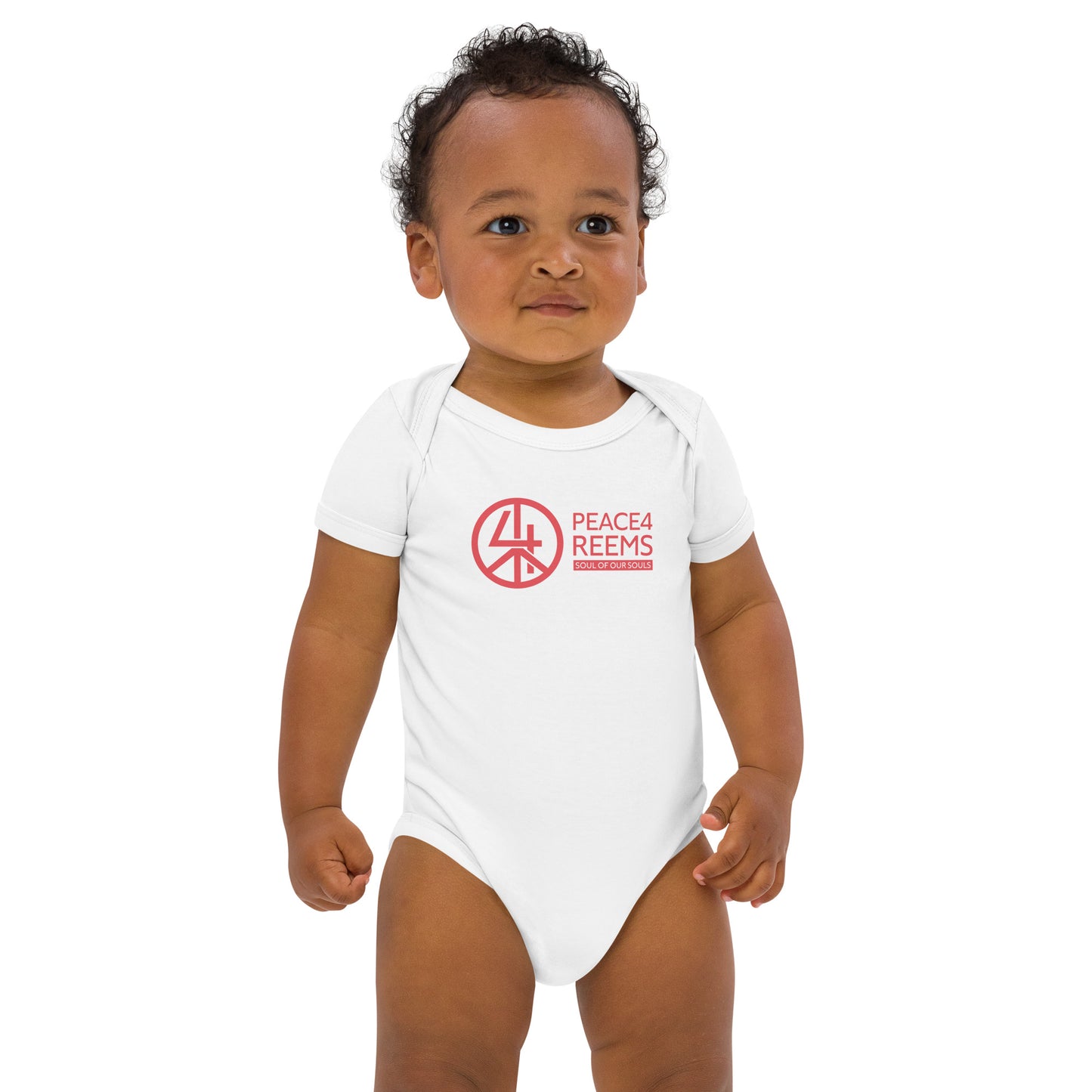 Crimson Whispers- Organic Cotton Baby Bodysuit