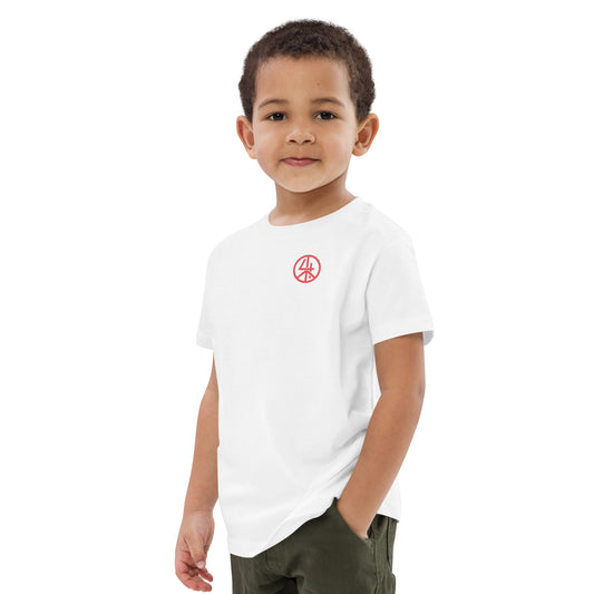 Crimson Whispers of Childhood Peace- Kids Tee