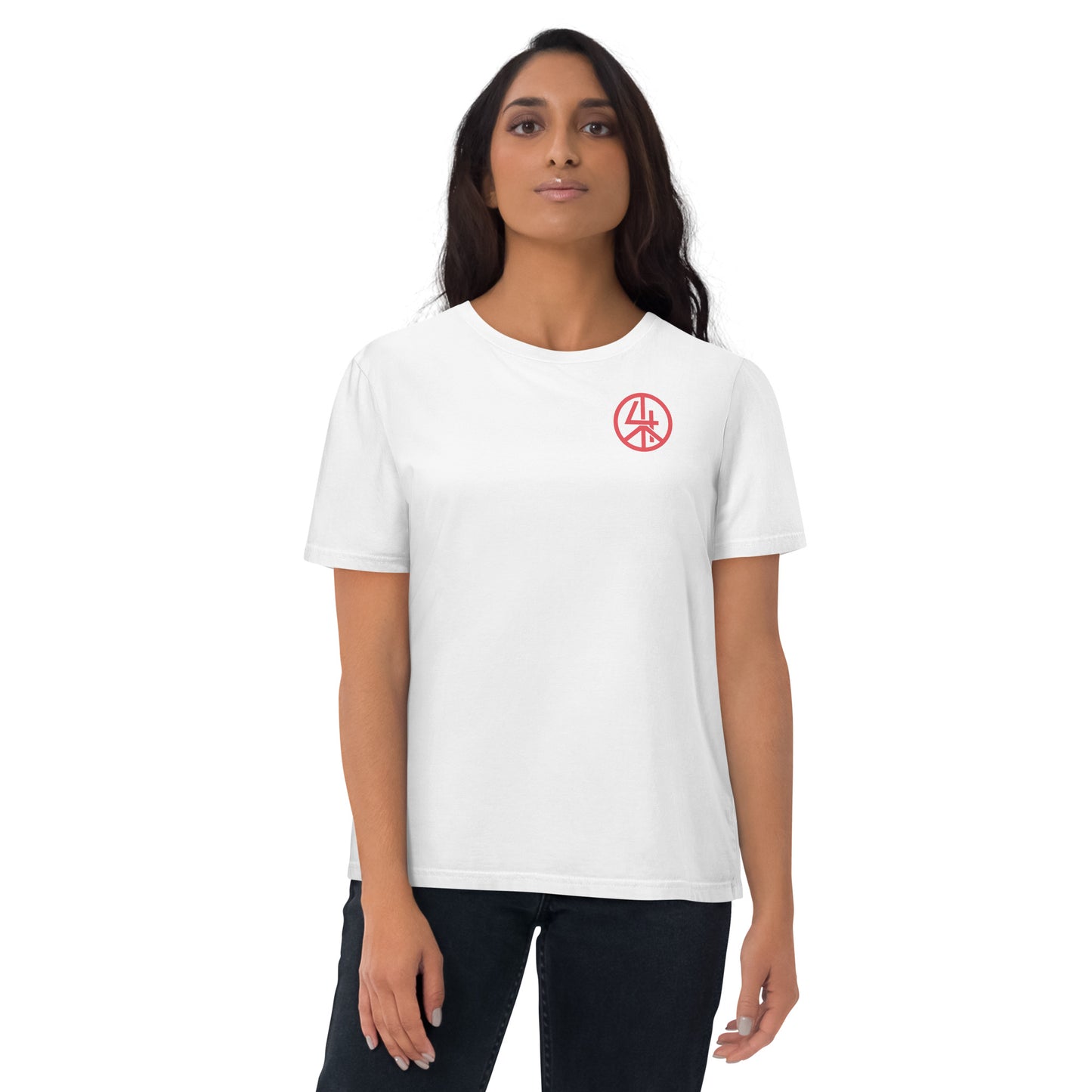 Crimson Serenity- Women's Organic Tee